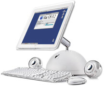 iMac G4 with speakers